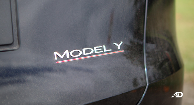 Tesla Model Y Nameplate