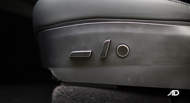 Tesla Model Y Seat Controls