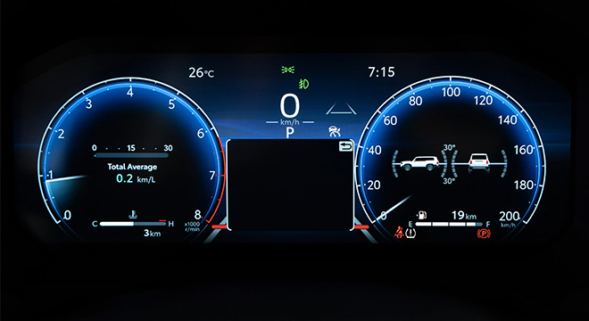 Toyota Land Cruiser Prado Speedometer