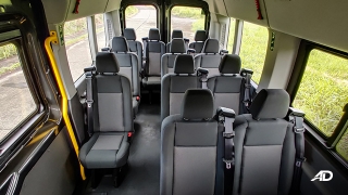 15 passenger ford transit interior
