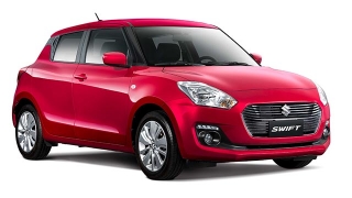 Suzuki Swift GL Red Philippines front quarter left
