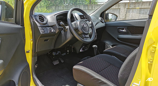 2020 Toyota Wigo TRD S driver's seat