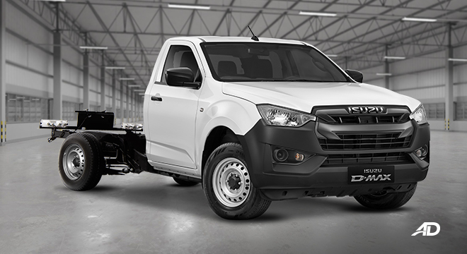 2021 Isuzu D-Max RZ4E 4X2 Single Cab MT exterior quarter front Philippines