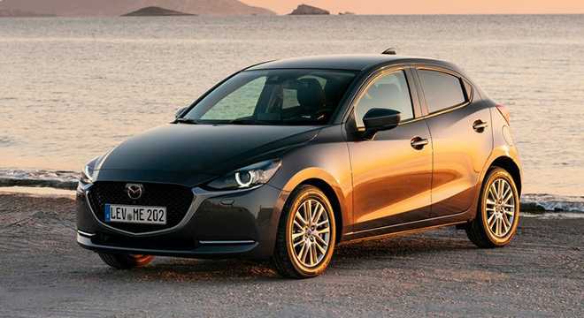 2021 Mazda 2 Hatchback exterior quarter front Philippines