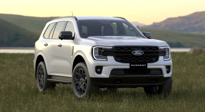 Ford Everest 2.0 Sport+ 4x2 AT-(Snow Flake White)