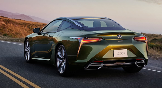 Lexus LC 500 rear quarter