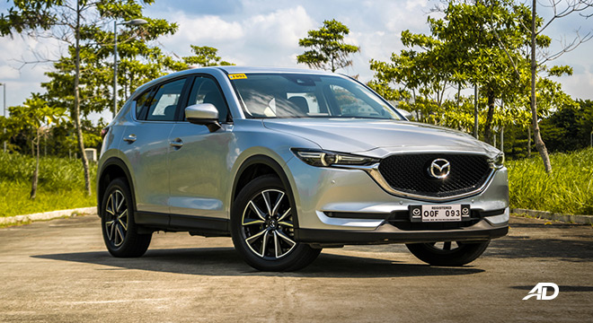 mazda cx-5 road test side quarter