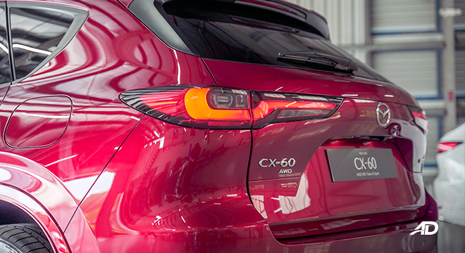 Mazda CX-60 HEV Turbo D-Sport  Taillights