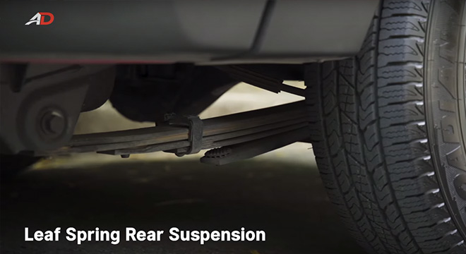 Ssangyong musso grand road test rear suspension exterior
