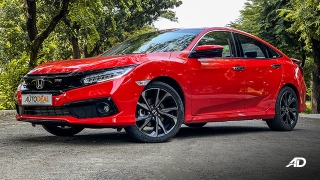 honda civic road test exterior front beauty philippines