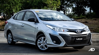 Toyota Vios 1.3 E Prime road test exterior front quarter philippines