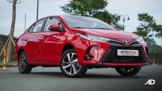 Toyota Vios G CVT road test front quarter