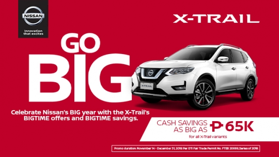 2019 Nissan X-Trail promo Philippines