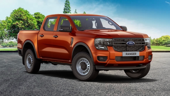 2023 Ford Ranger exterior front quarter orange Philippines