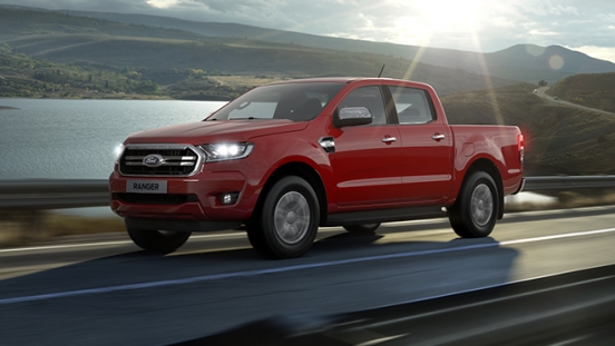 2019 Ford Ranger exterior front red