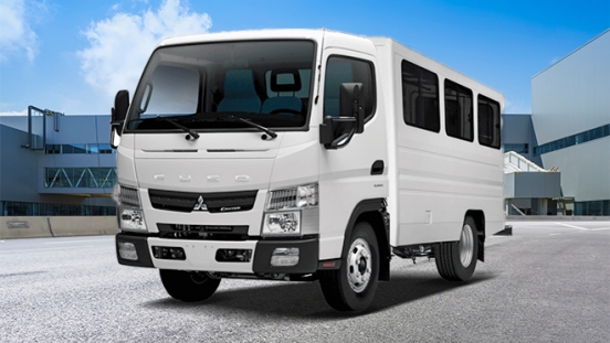 Fuso Canter FE71 FB Body exterior front quarter Philippines