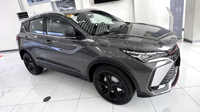 2025 Geely Coolray Premium Plus exterior quarter front Philippines