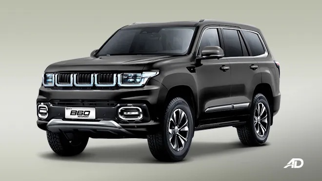 BAIC B60 Black exterior quarter front Philippines 