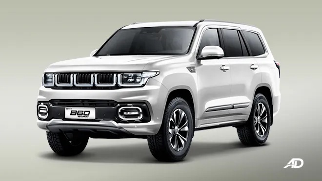 BAIC B60 White exterior quarter front Philippines