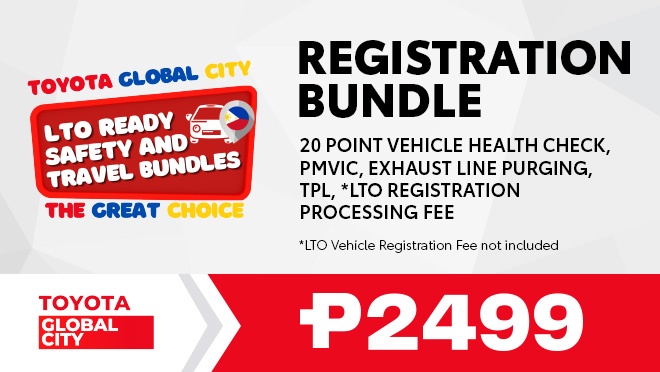 Toyota Global City Registration Bundle