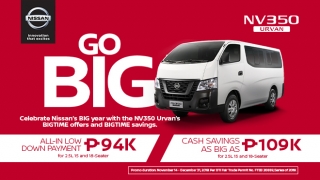 2019 Nissan Nv350 Urvan promo Philippines