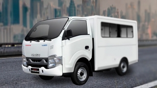 2020 Isuzu Travis exterior quarter front