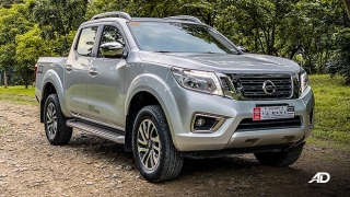 2020 Nissan Navara silver exterior quarter Philippines