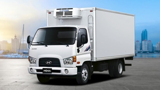 2021 Hyundai HD65 Aluminum Closed Van exterior side quarter Philippines
