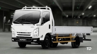 2022 JMC N700 Single Cab Dropside exterior front quarter Philippines