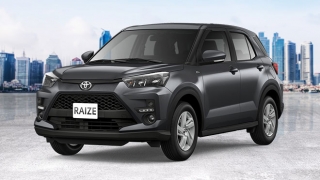2022 Toyota Raize 1.2 E exterior front quarter Philippines