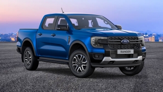 2023 Ford Ranger exterior front quarter blue Philippines