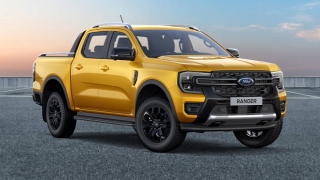 2023 Ford Ranger exterior front quarter yellow Philippines