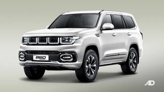 BAIC B60 White exterior quarter front Philippines 