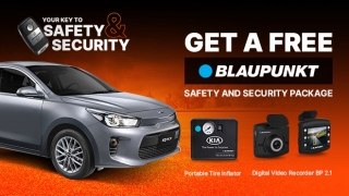 Kia Rio Hatchback with FREE Blaupunkt Safety and Security Package