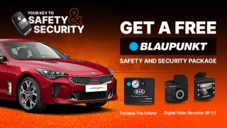 Kia Stinger with FREE Blaupunkt Safety and Security Package