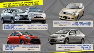 Toyota's Change Oil Offer