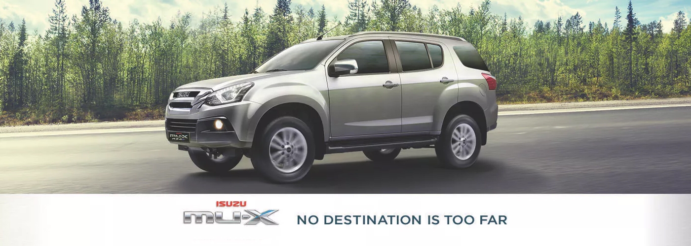 Isuzu mu-X exterior shot