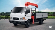 Hyundai HD78 Dropside w/Crane