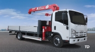 Isuzu N-Series NMR85 H Dropside w/Crane