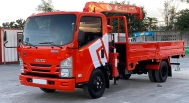 Isuzu N-Series NPR85 K Dropside w/Crane