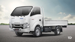 Isuzu Traviz L Dropside side view